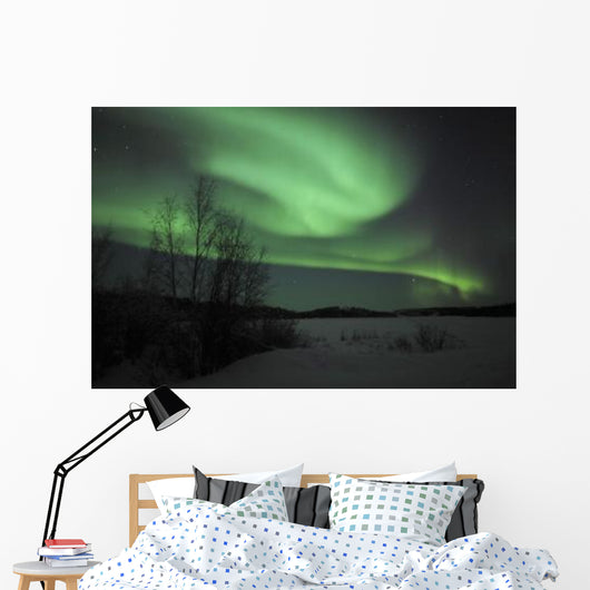 Aurora Borealis over Vee Wall Decal Design 4