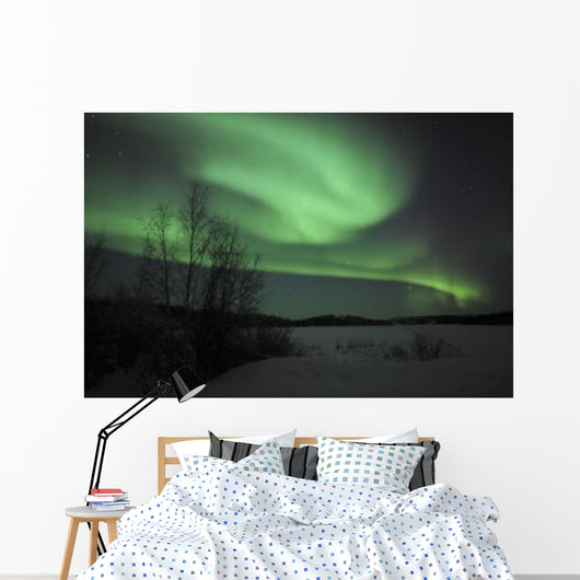 Aurora Borealis over Vee Wall Decal Design 4