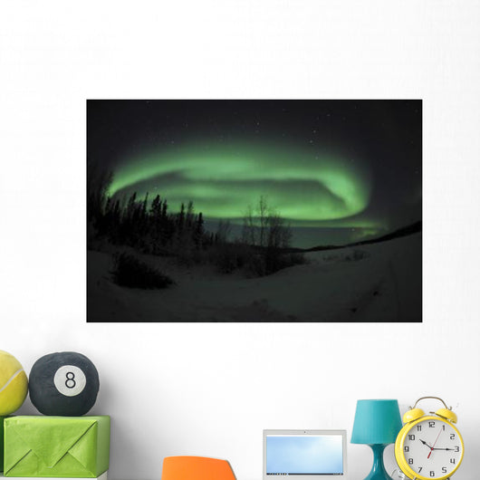 Aurora Borealis over Vee Wall Decal Design 3