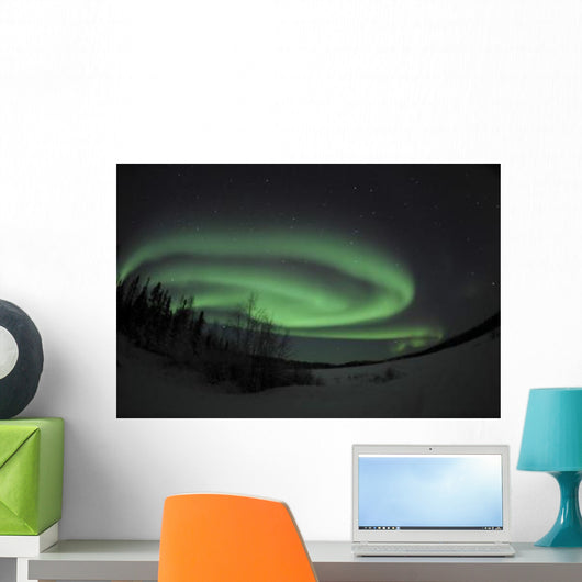 Aurora Borealis over Vee Wall Decal Design 2