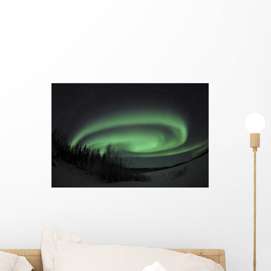 Aurora Borealis over Vee Wall Decal Design 1