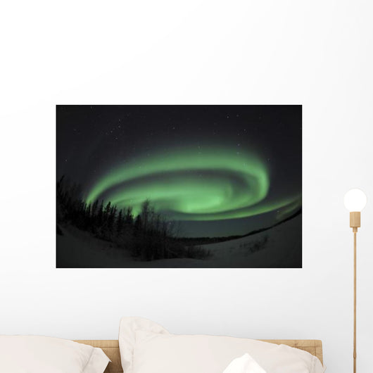 Aurora Borealis over Vee Wall Decal Design 1