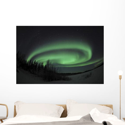 Aurora Borealis over Vee Wall Decal Design 1