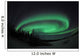 Aurora Borealis over Vee Wall Decal Design 1
