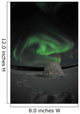 Aurora Borealis over Igloo Wall Decal Design 8