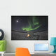 Aurora Borealis over Igloo Wall Decal Design 6