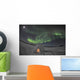 Aurora Borealis over Igloo Wall Decal Design 4