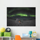 Aurora Borealis over Igloo Wall Decal Design 3