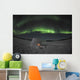 Aurora Borealis over Igloo Wall Decal Design 3