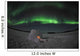 Aurora Borealis over Igloo Wall Decal Design 3