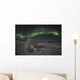 Aurora Borealis over Igloo Wall Decal Design 1