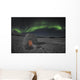 Aurora Borealis over Igloo Wall Decal Design 1