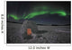 Aurora Borealis over Igloo Wall Decal Design 1