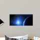 Blue Star Lights up Wall Decal