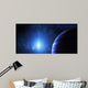 Blue Star Lights up Wall Decal