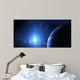 Blue Star Lights up Wall Decal