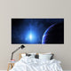 Blue Star Lights up Wall Decal