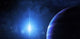 Blue Star Lights up Wall Decal