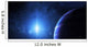 Blue Star Lights up Wall Decal
