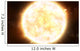 Close-up Sun and Planet Wall Decal
