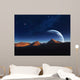 Calming from Moon Orbiting Wall Decal
