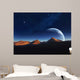 Calming from Moon Orbiting Wall Decal