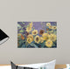 Sunflower In Purple Sky Wall Mural