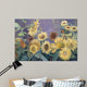 Sunflower In Purple Sky Wall Mural