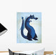 Blue Dragon Wall Mural