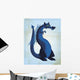 Blue Dragon Wall Mural