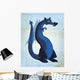 Blue Dragon Wall Mural