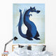 Blue Dragon Wall Mural