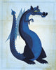 Blue Dragon Wall Mural