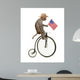 Monkeys Riding Bikes #3 Wall Mural