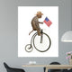 Monkeys Riding Bikes #3 Wall Mural
