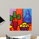Still Life With Matisse and Mona Lisa Wall Mural