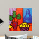 Still Life With Matisse and Mona Lisa Wall Mural
