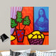 Still Life With Matisse and Mona Lisa Wall Mural