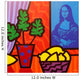 Still Life With Matisse and Mona Lisa Wall Mural