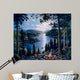 Cabin In The Woods Wall Mural