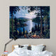Cabin In The Woods Wall Mural