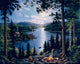 Cabin In The Woods Wall Mural