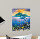 Paradise Island Dolphin Wall Decal