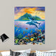 Paradise Island Dolphin Wall Decal
