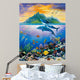 Paradise Island Dolphin Wall Decal