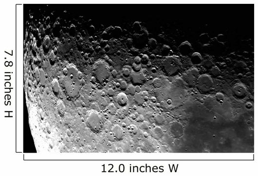 Lunar Craters Clavius Moretus Wall Decal