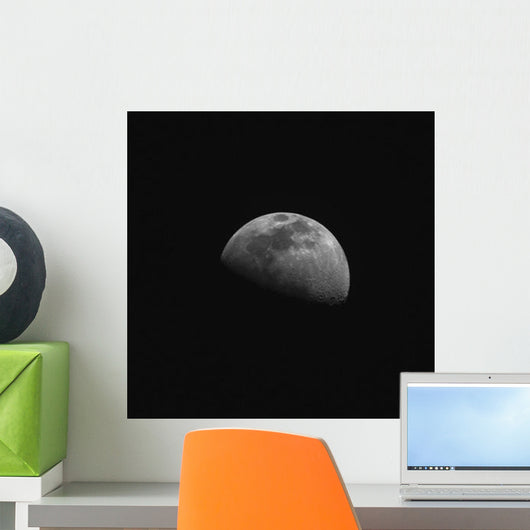 Gibbous Moon Wall Decal
