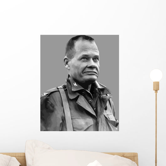 Vector Portrait Lieutenant General Wall Decal