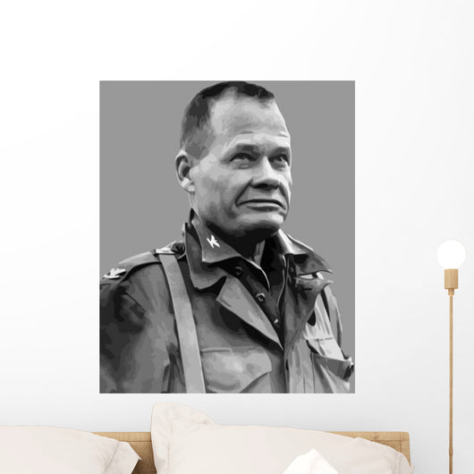 Vector Portrait Lieutenant General Wall Decal