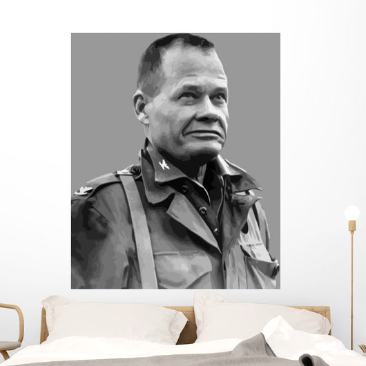 Vector Portrait Lieutenant General Wall Decal